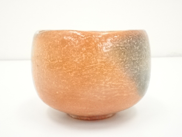 道具 ] - 道具 松尾焼 無言窯 染谷一無（富男）造 赤茶碗（共箱